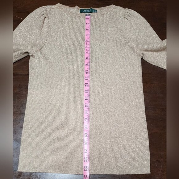 Lauren Ralph Lauren Gold Sweater - Picture 10 of 13